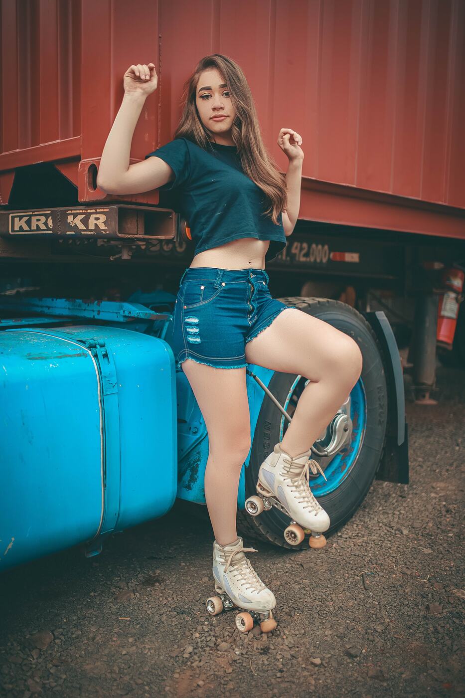 A member enjoying downtime on the road, representing the Truckers Dating community lifestyle
